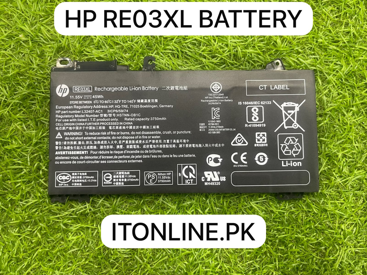hp re03xl 45wh laptop battery price in pakistan