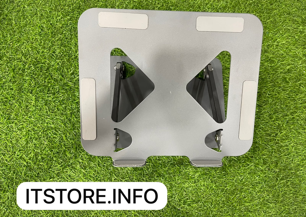 laptop stand adjustable metal plate front anti slip pads view itonline pk