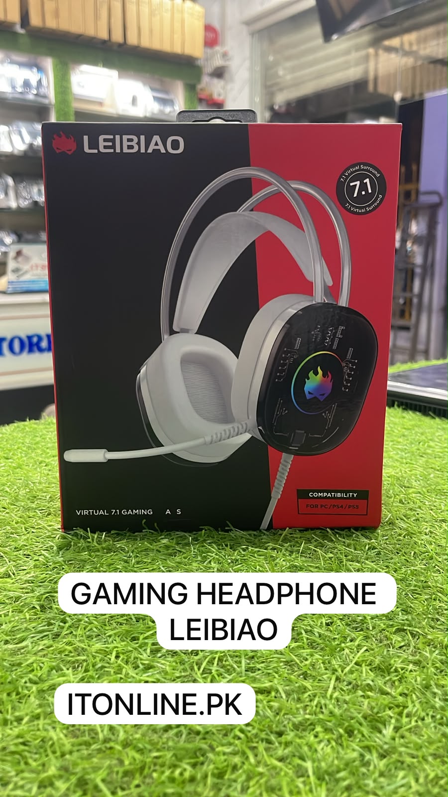 leibiao l001 rgb gaming headset price in pakistan