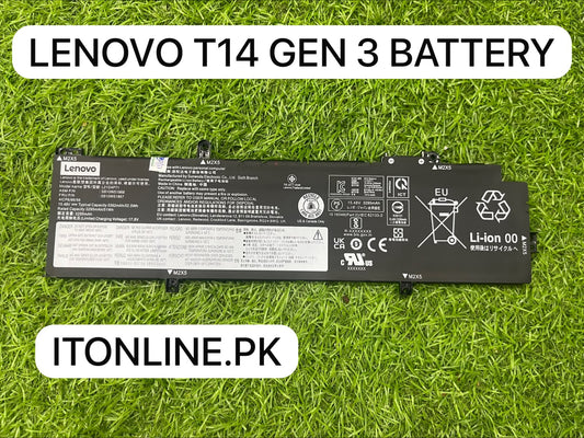 lenovo t14 gen 3 52wh battery sb10w51968 5b10w51867 rexcity faisalabad