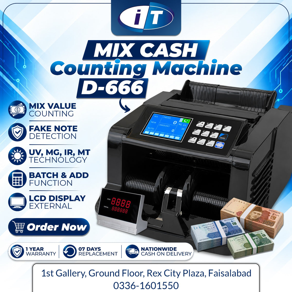 mix value cash counting machine price in rex city faisalabad