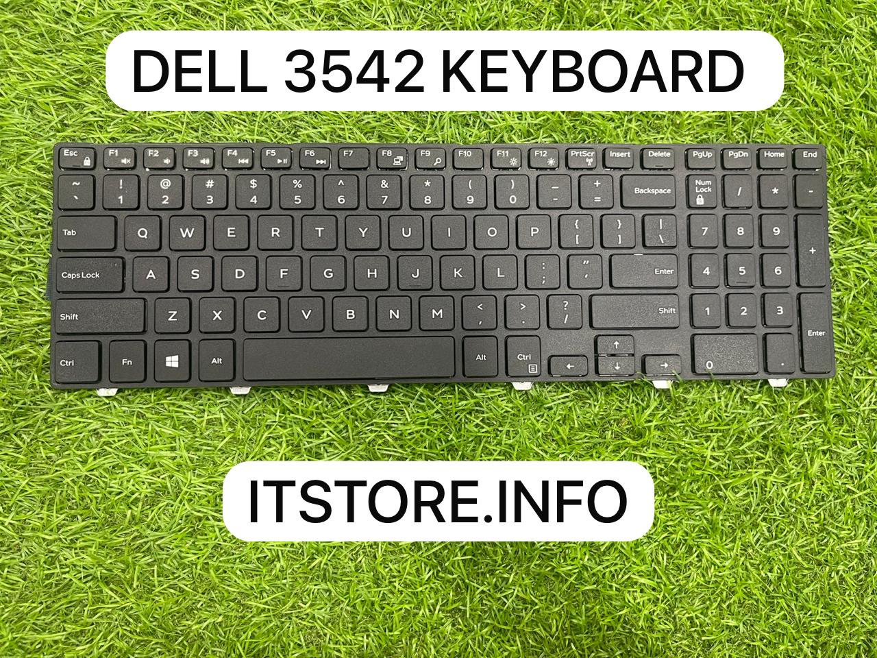 original dell inspiron 15 3542 5558 non backlit keyboard with frame front view itonline pk