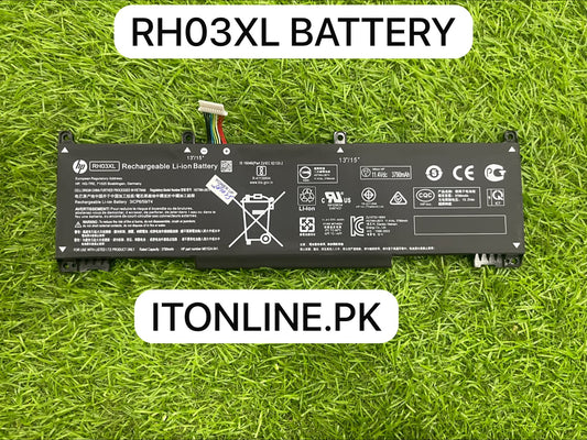 original hp rh03xl laptop battery 11 4v 3790mah front view itonline pk