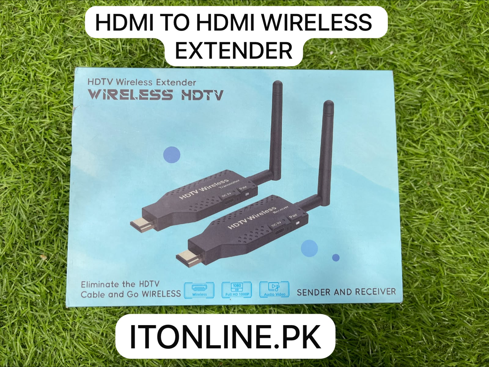 plug and play wireless hdtv transmitter 5.8G presentation setup rexcity faisalabad