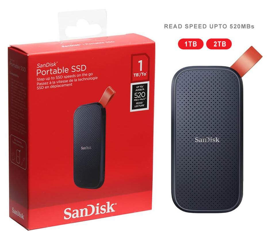 🚀 SanDisk 1TB Portable SSD E30 - Ultra Fast External Drive | I.T. STORE 🏎️