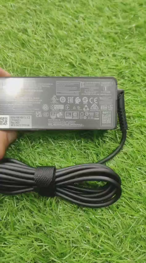 🔌 Original Lenovo 65W Type-C Laptop Charger - Fast Charging Adapter | IT Store