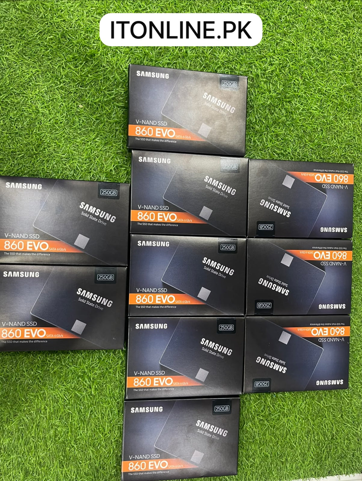 samsung 860 evo 250gb ssd back side specifications box detail itstore info   