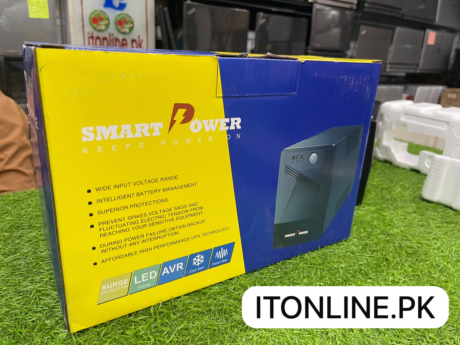 smart power spu 1000 ups rear view dual universal sockets rexcity faisalabad