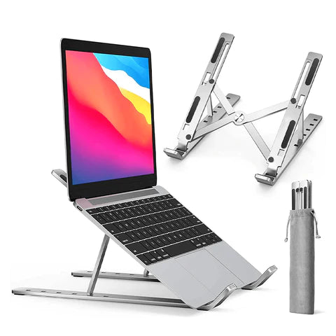 Portable Aluminium Alloy Laptop & Tablet Stand Price in Faisalabad | I.T. STORE